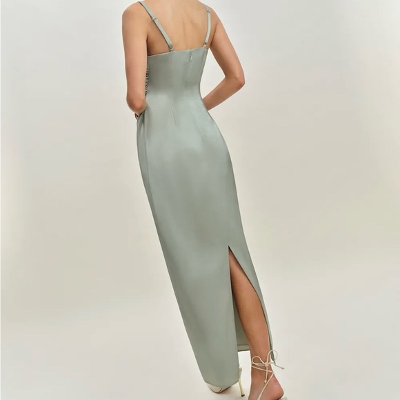 Reformation Vesper Satin Dress Size 4 - Picture 2 of 12
